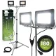 LED reflektor lámpa 2 x 50W állványon GLAREX 4000K LUMILED