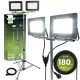 LED reflektor lámpa 2 x 100W állványon GLAREX 4000K LUMILED