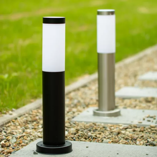 Kültéri kerti lámpa E27 INOX POST 65cm Lilium Lumiled