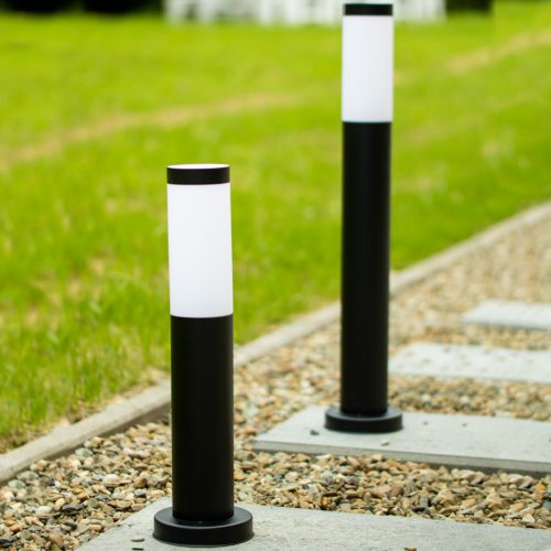 Kültéri kerti lámpa E27 BLACK POST 65cm Lilium Lumiled