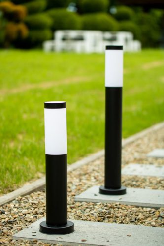 Kültéri kerti lámpa E27 BLACK POST 65cm Lilium Lumiled