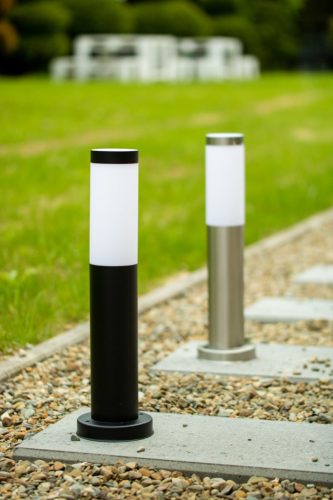 Kültéri kerti lámpa E27 BLACK POST 65cm Lilium Lumiled