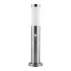Kerti lámpa E27 INOX POST 65cm  Lumiled mozgásérzékelővel