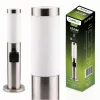 Kerti lámpa E27 INOX POST 45cm 230V-os aljzattal Lumiled