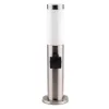 Kerti lámpa E27 INOX POST 45cm 230V-os aljzattal Lumiled