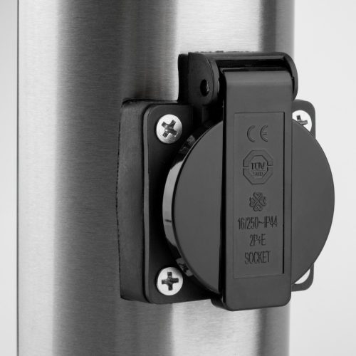 Kerti lámpa E27 INOX POST 65cm 230V-os aljzattal Lumiled