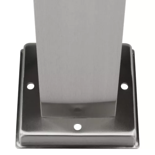 Kerti lámpa E27 lámpa SQUARE INOX POST 45cm IRIS LUMILED