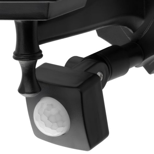 Kültéri kerti fali lámpa E27 LANTERN for UP mozgásérzékelővel Fekete BELLIS LUMILED