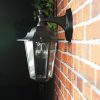 Kültéri kerti fali lámpa, E27, LANTERN, LETÖLTÉS, fekete BELLIS LUMILED