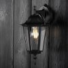 Kültéri kerti fali lámpa, E27, LANTERN, LETÖLTÉS, fekete BELLIS LUMILED