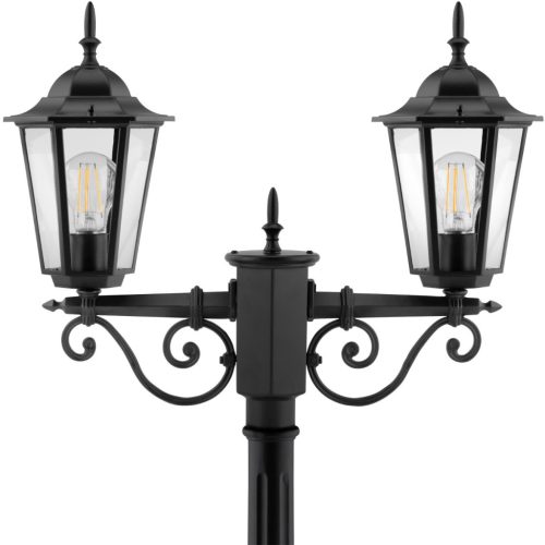 Kerti állólámpa LED oszlop 200cm E27 kültéri dekoratív lámpa BELLIS LUMILED