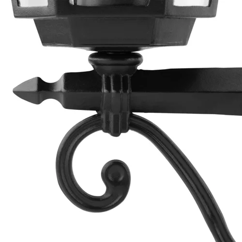 Kültéri kerti lámpa 3xE27 oszloplámpa 2m fekete BELLIS LUMILED