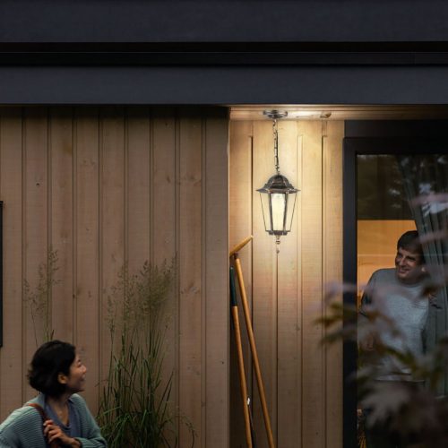 Kültéri függesztett kerti lámpa E27 LANTERN Patina BELLIS LUMILED