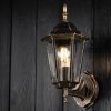 Kültéri kerti fali lámpa E27 LANTERN to UP Patina BELLIS LUMILED