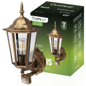   Kerti lámpa Kültéri fali lámpa E27 LED lámpás mozgásérzékelő BELLIS LUMILED