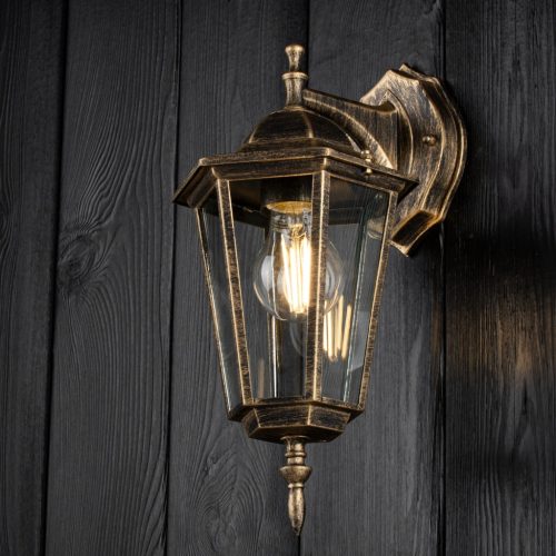 Kültéri kerti fali lámpa E27 LANTERN - LETÖLTÉS Patina BELLIS LUMILED