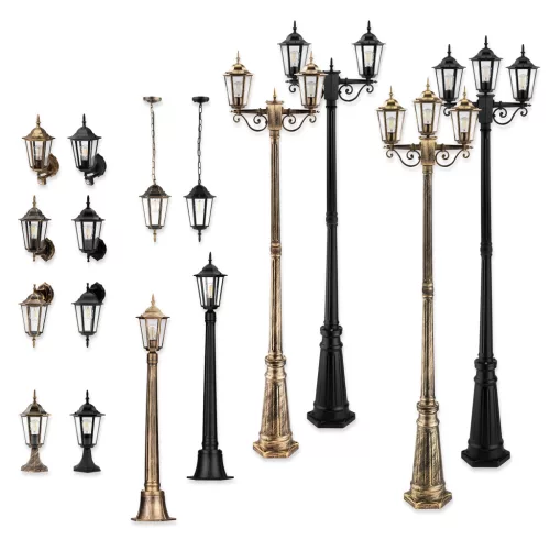 Kerti lámpa kültéri E27 Low OST lámpás 1m Patina BELLIS LUMILED
