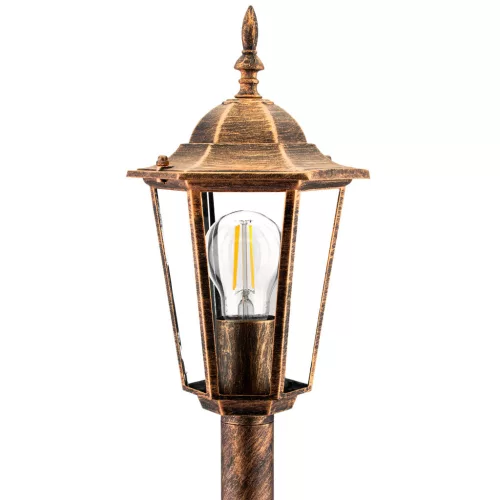 Kerti lámpa kültéri E27 Low OST lámpás 1m Patina BELLIS LUMILED
