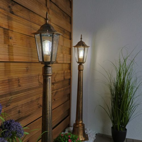 Kerti lámpa kültéri E27 Low OST lámpás 1m Patina BELLIS LUMILED