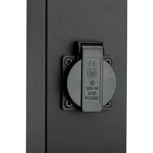 Izzó E27 SQUARE POST 44cm 230V foglalattal Fekete GALAX LUMILED