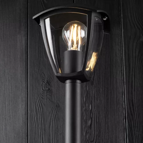 Kerti lámpa E27 Outdoor POST LANTERN 1m Fekete