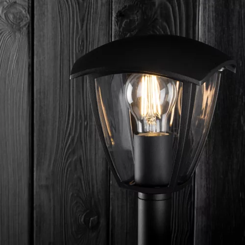 Kerti lámpa E27 Outdoor POST LANTERN 1m Fekete