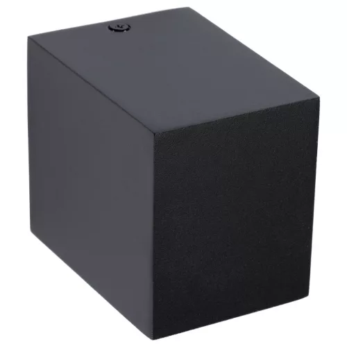 Kerti fali lámpa, emelvény, kültéri lámpa GU10, fekete négyzet