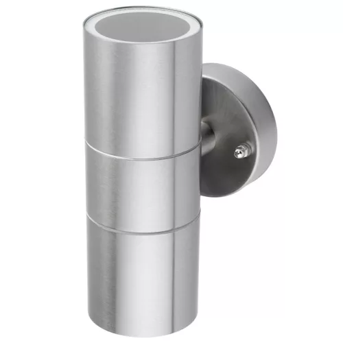 Kerti fali lámpa Magasság felülről lefelé LED GU10 IP44 ZINNIA INOX Lumiled