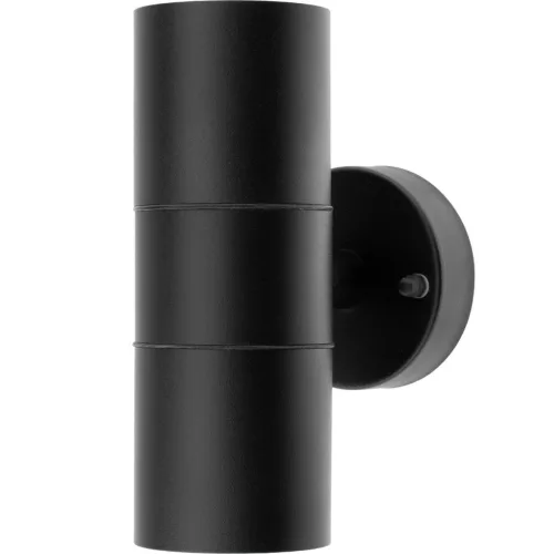 Kerti fali lámpa Magasság felülről lefelé LED GU10 IP44 ZINNIA Fekete Lumiled