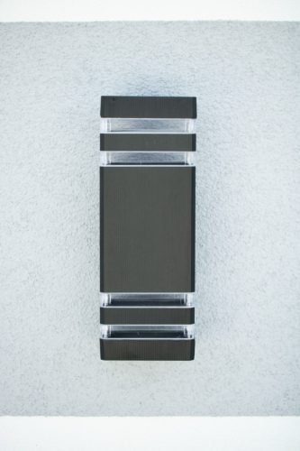 Kerti lámpa Emelés fali lámpa fel és le GU10 PROTEA Fekete LUMILED