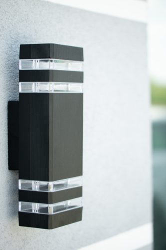 Kerti lámpa Emelés fali lámpa fel és le GU10 PROTEA Fekete LUMILED