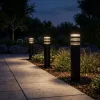 Álló kültéri kerti oszloplámpa E27 LED RINGO IP54 40cm LUMILED