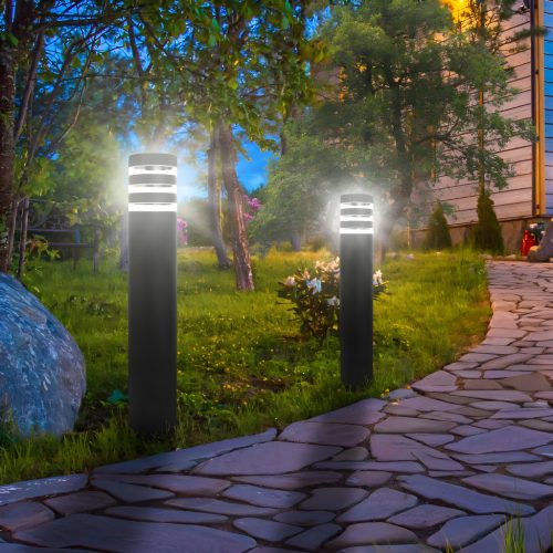 Kerti lámpa kültéri oszlopon álló E27 12W LED RINGO 60cm Lumiled