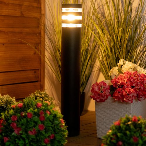 Kerti lámpa kültéri oszlopon álló E27 12W LED RINGO 60cm Lumiled