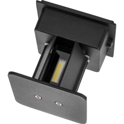 LED kerti fali lámpa 2x3W 4000K felfelé és lefelé állítható fekete PICEA LUMILED