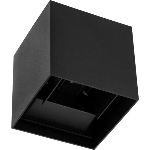 LED kerti fali lámpa 2x3W 4000K felfelé és lefelé állítható fekete PICEA LUMILED