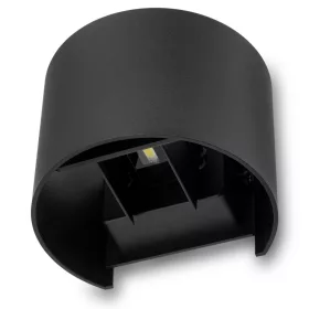   LED kerti fali lámpa 2x3W 4000K felfelé és lefelé állítható fekete PINUS LUMILED