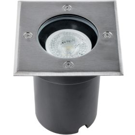   Túlfutó lámpatest süllyesztett földi lámpa GU10 IP67 IK09 négyzet alakú CATIO 2 LUMILED