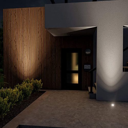 Túlfutó lámpatest süllyesztett földi lámpa GU10 IP67 IK09 négyzet alakú CATIO 2 LUMILED