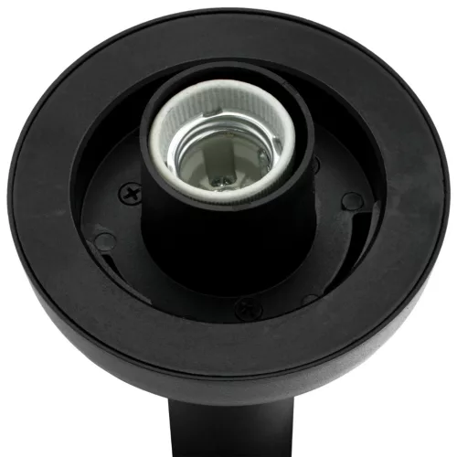 Kültéri kerti lámpa E27 Fekete POST 100cm OVÁLIS LUMILED