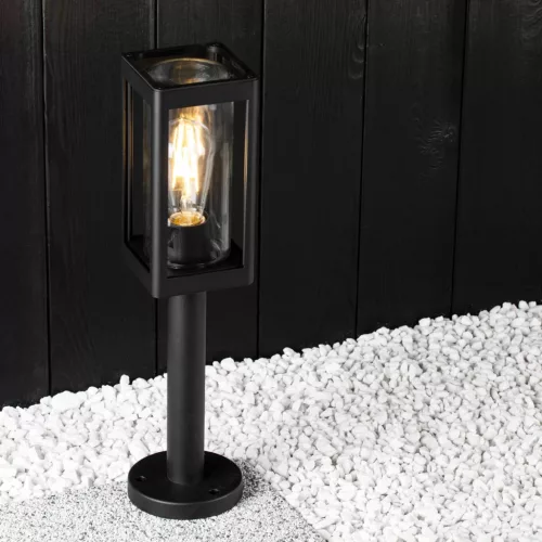 Kültéri kerti lámpa E27 POST 50cm QUADRA LUMILED