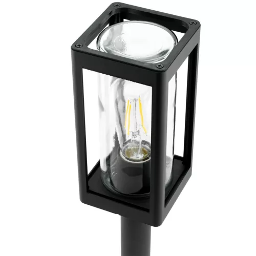 Kültéri kerti lámpa E27 POST 50cm QUADRA LUMILED