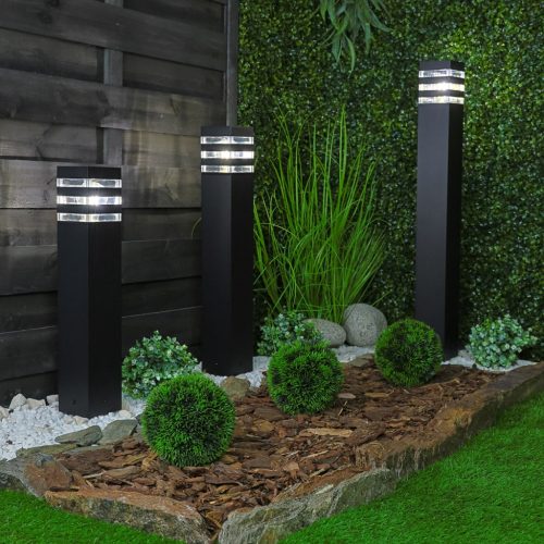 Kerti lámpa kültéri oszlopon álló E27 12W LED TAXUS 2 50cm LUMILED