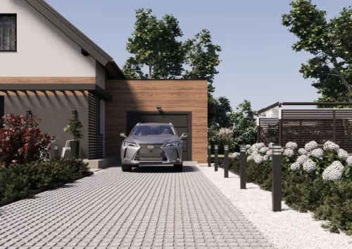 Kerti lámpa kültéri oszlop Álló LED E27 TAXUS 80cm Lumiled