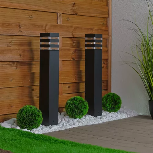 Kerti lámpa kültéri oszlopon álló E27 12W LED TAXUS 2 80cm LUMILED