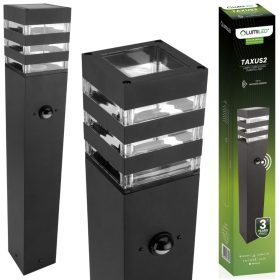   Kerti lámpa kültéri oszlopon álló E27 12W LED mozgásérzékelő TAXUS 2 60cm LUMILED