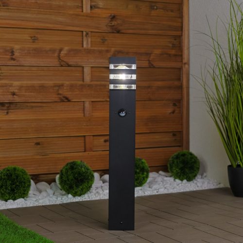 Kerti lámpa kültéri oszlopon álló E27 12W LED mozgásérzékelő TAXUS 2 60cm LUMILED