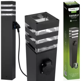   Kerti lámpa kültéri oszlopon álló E27 LED foglalattal TAXUS 2 60cm LUMILED