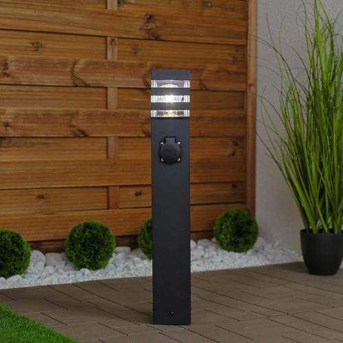 Kerti lámpa kültéri oszlopon álló E27 LED foglalattal TAXUS 2 60cm LUMILED