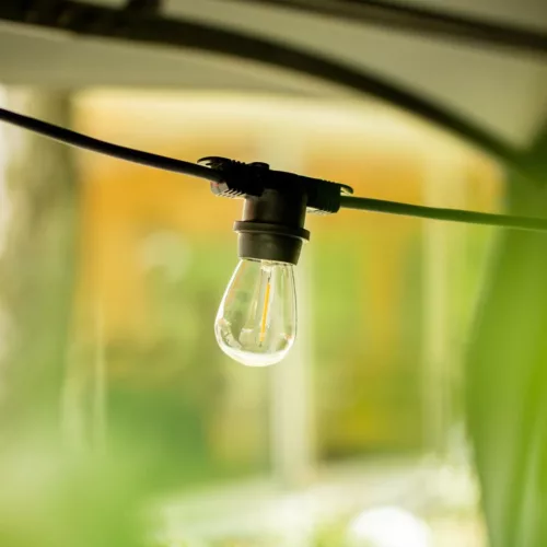 Outdoor Garden Girland fénylánc 15m 15x E27 NARCI Lumiled